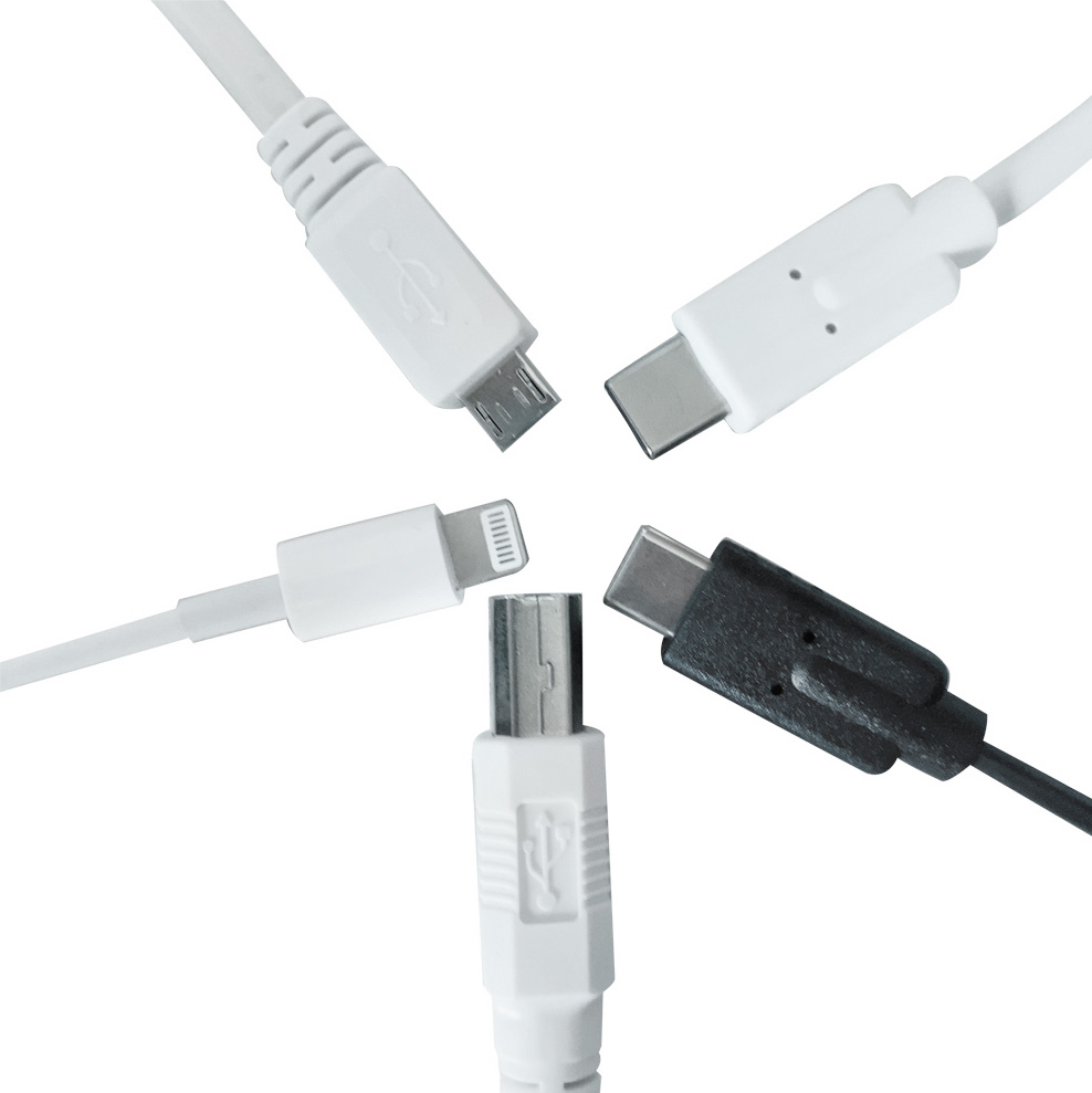 Cable de datos con aislamiento de PVC TPE USB C a C Cable de cobre UL2725