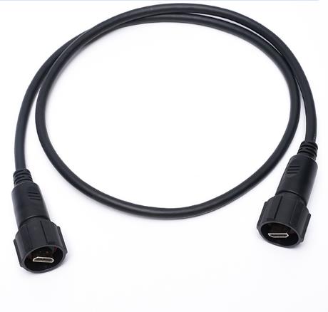 Arnés de cableado de comunicación HDV UHD impermeable de PVC HDMI