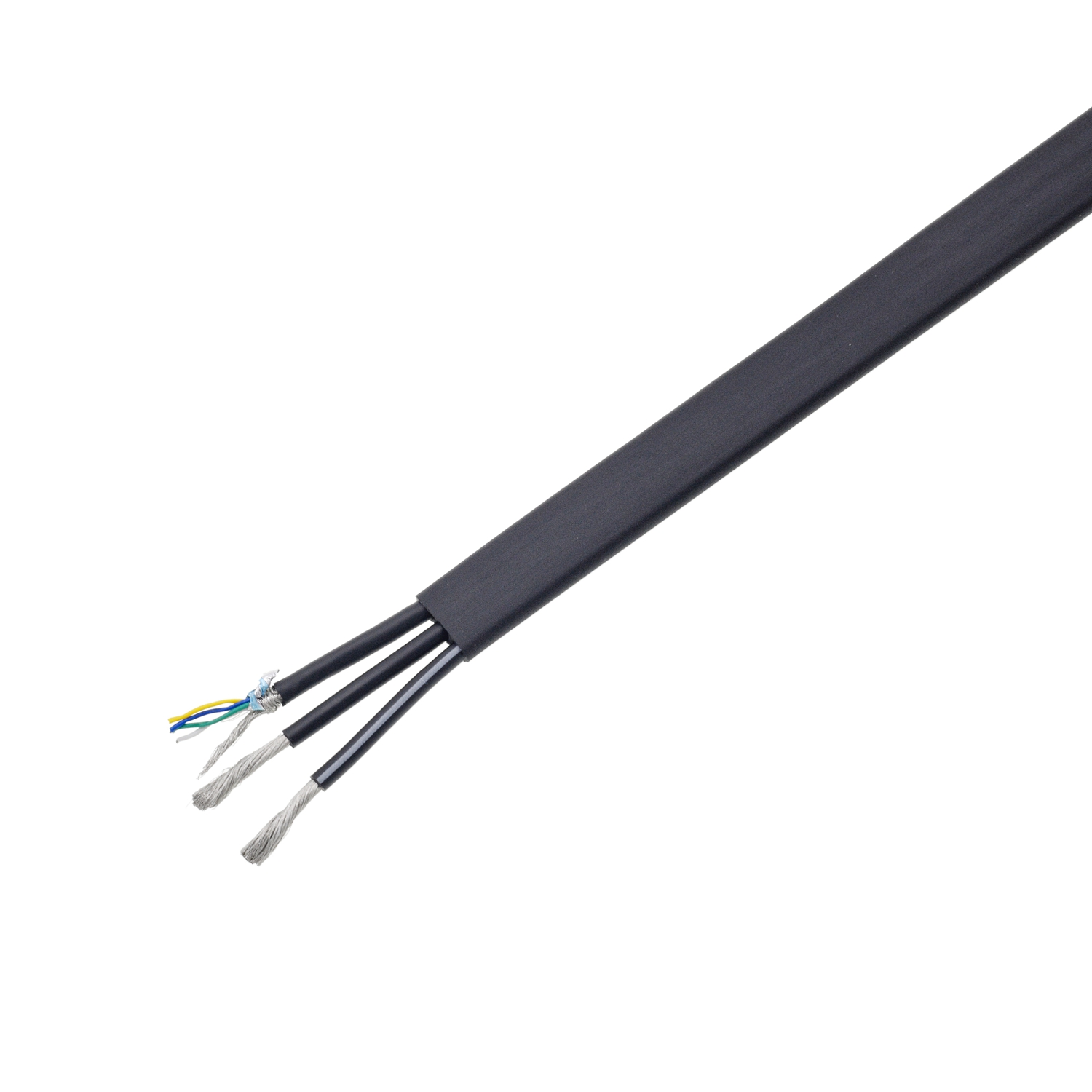Resistencia del aceite del alambre de cobre del PVC del cable del robot súper flexible