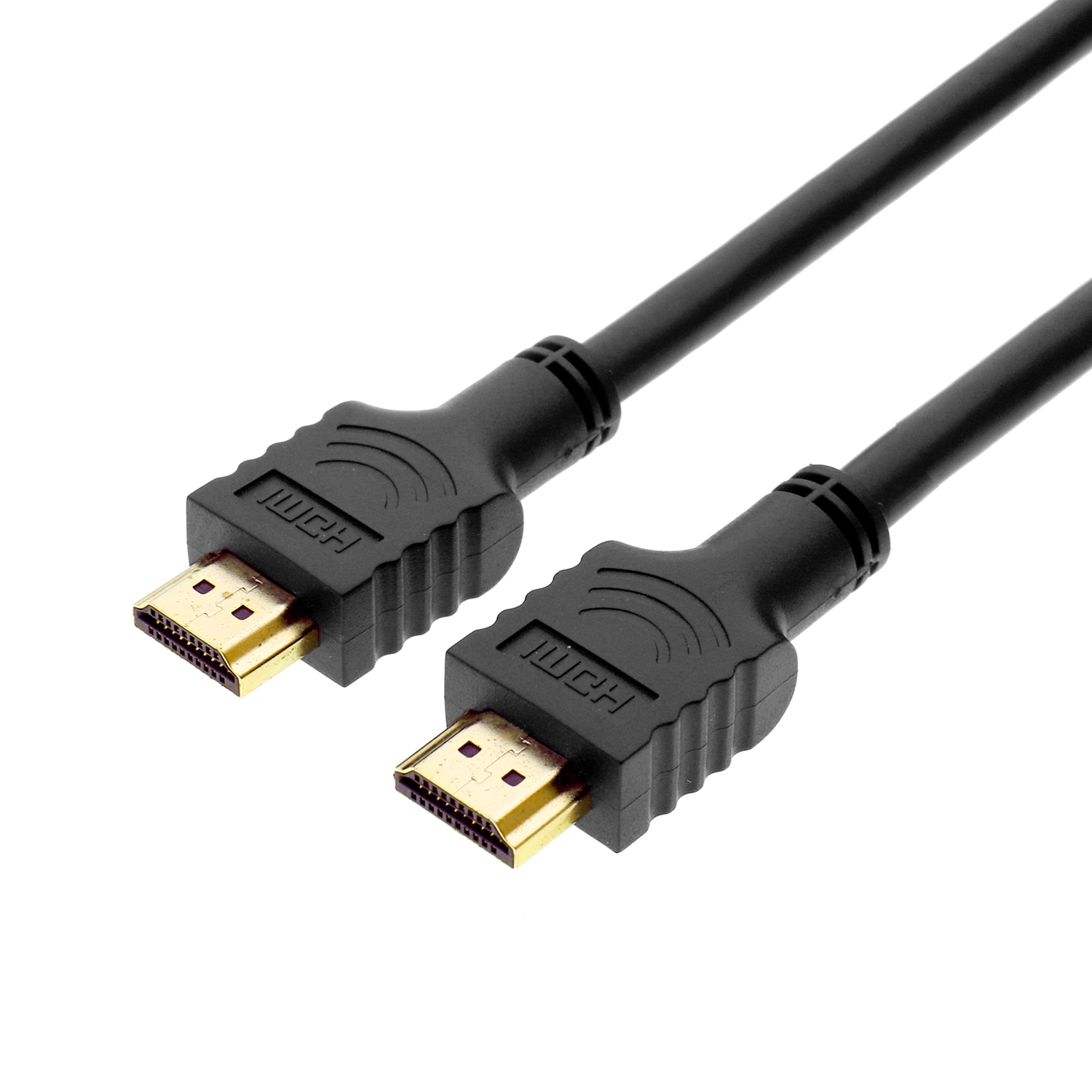 HDMI a HDMI macho de nailon de PVC chapado en oro para ordenador