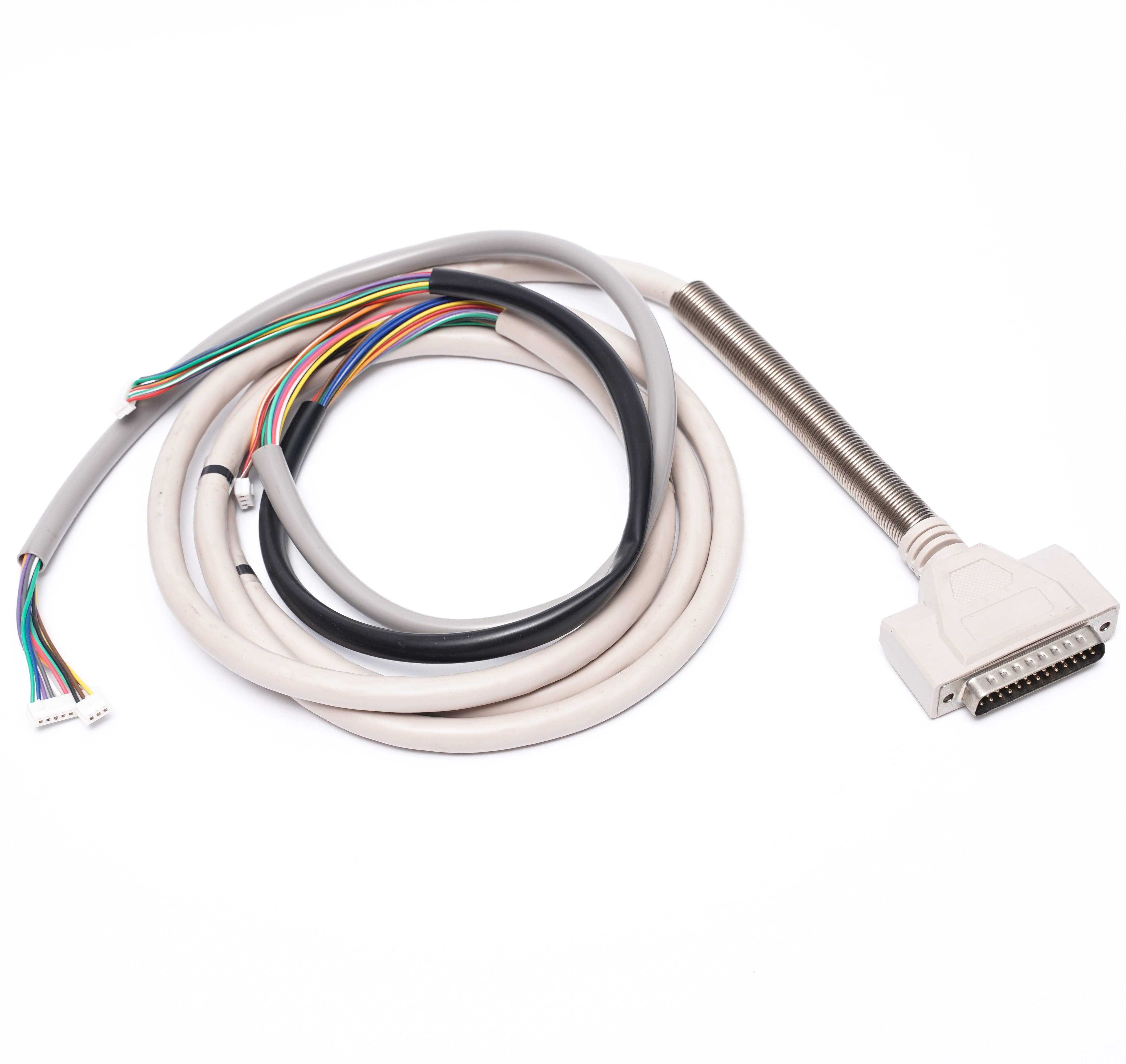 Arnés de cableado médico con cable de extensión personalizado DB 25PIN